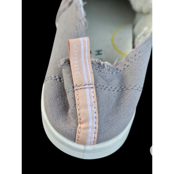 Vionic Womens 7.5W Beach Malibu Slip On Sneakers Gray Comfort Cushion Canvas - Picture 4 of 13